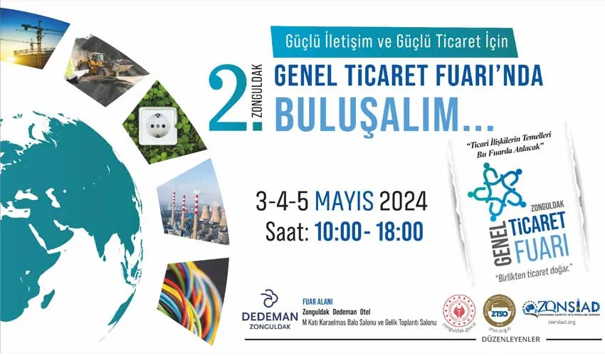 2. Zonguldak Genel Ticaret Fuarı Başlıyor
