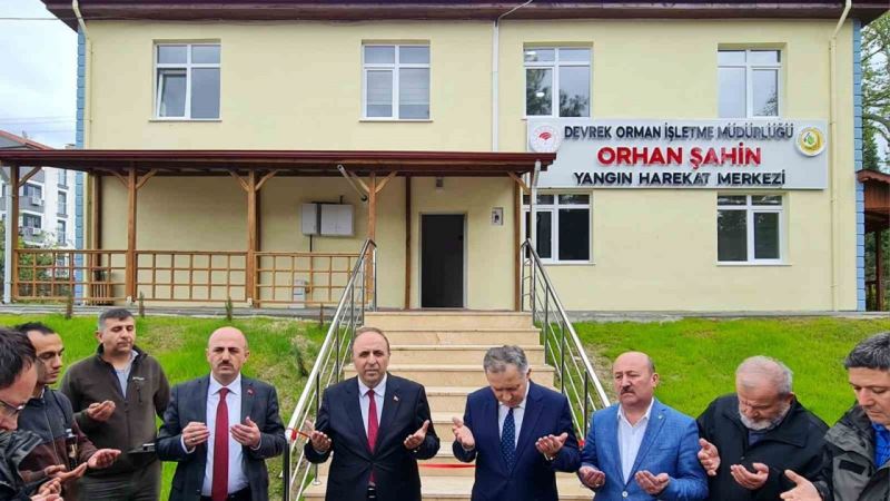 Orhan Şahin ilk müdahale ekip binası dualarla hizmete girdi
