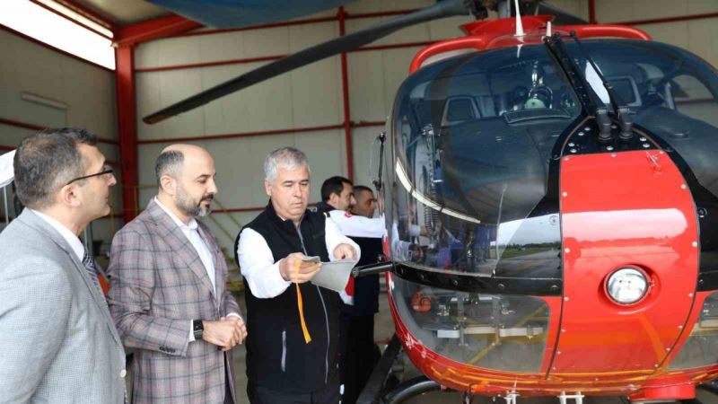 Samsun’a yeni ambulans helikopter