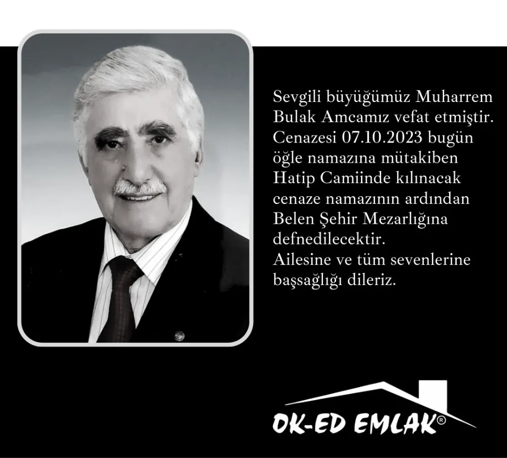 Muharrem Bulak hayatını kaybetti
