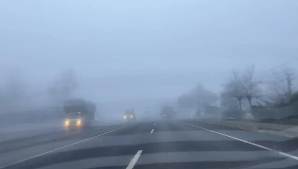 Zonguldak’ta sis etkili oldu