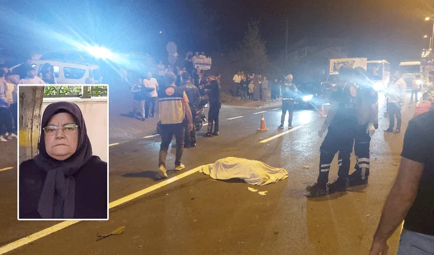 Otomobilin altında kalan kadın toprağa verildi