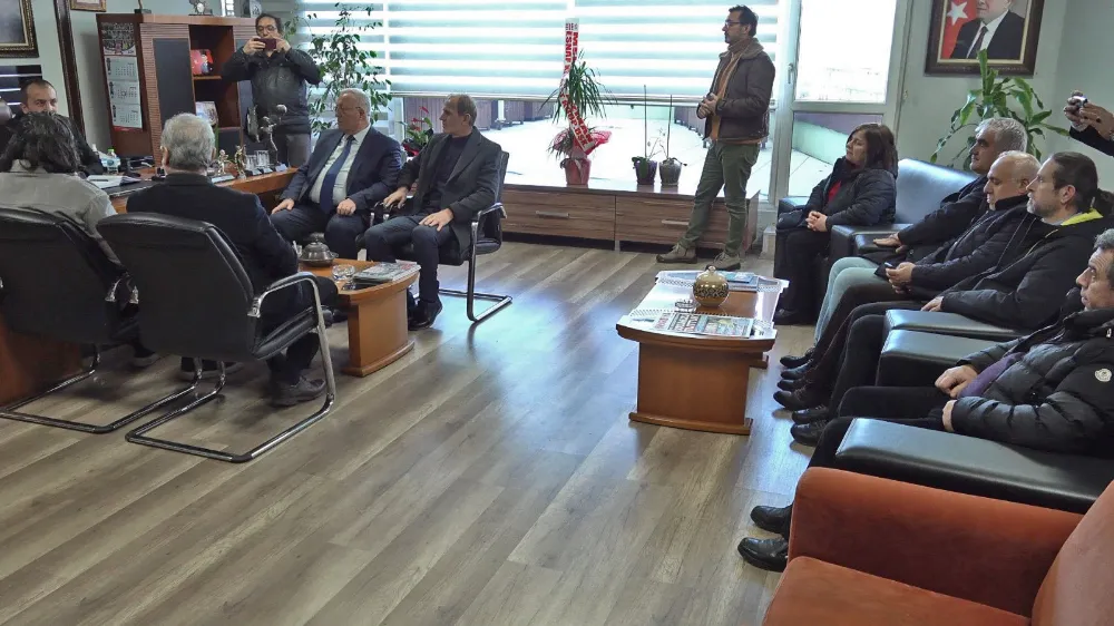 Azman ve Oda başkanlarından Kalfa’ya ziyaret 