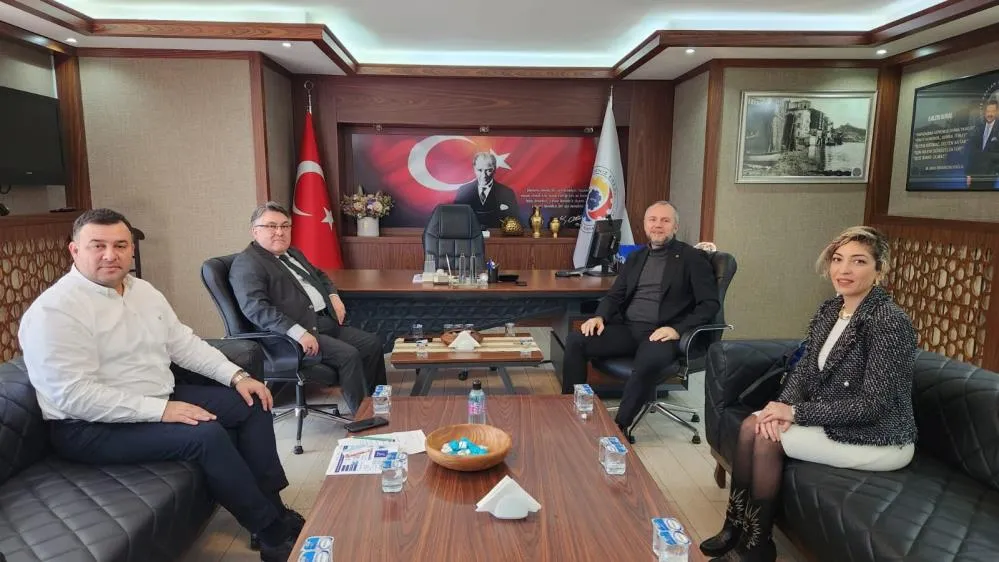Rektör Özölçer’den TSO Başkanı Keleş’e ziyaret