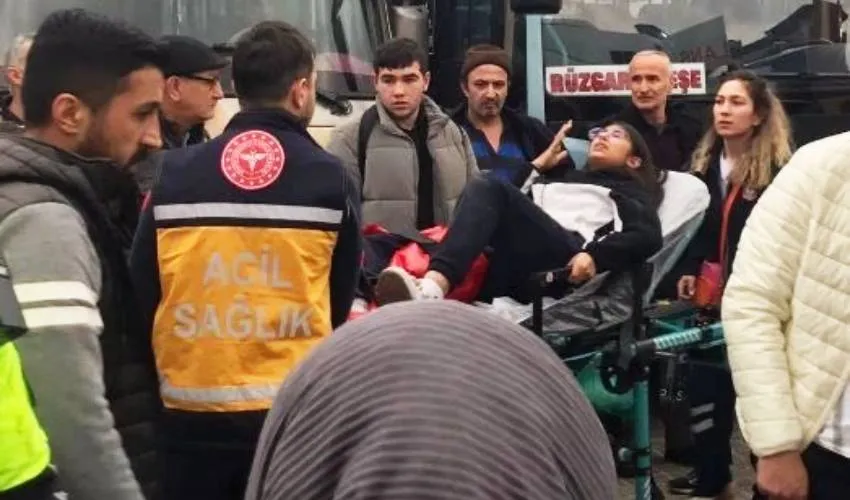 Bir anda yere yığıldı