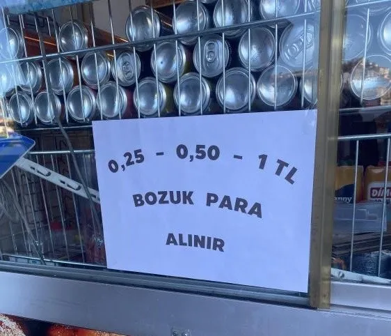 Marketlerde bozuk para sıkıntısı artıyor