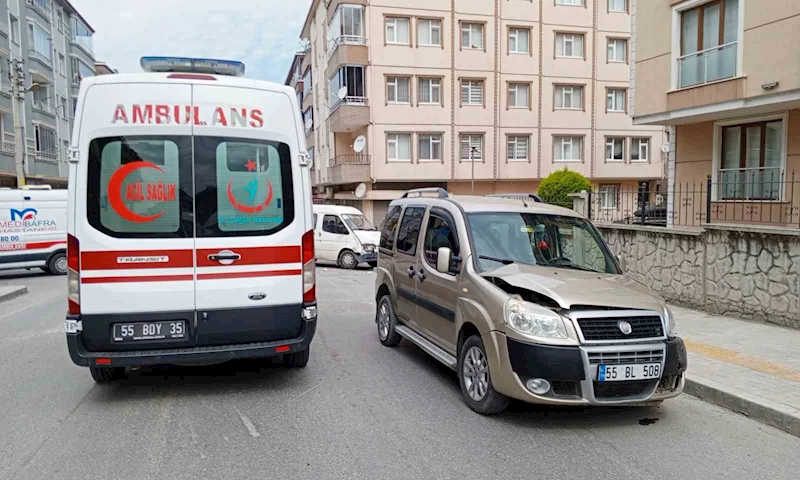 Bafra’da trafik kazası: 2 yaralı
