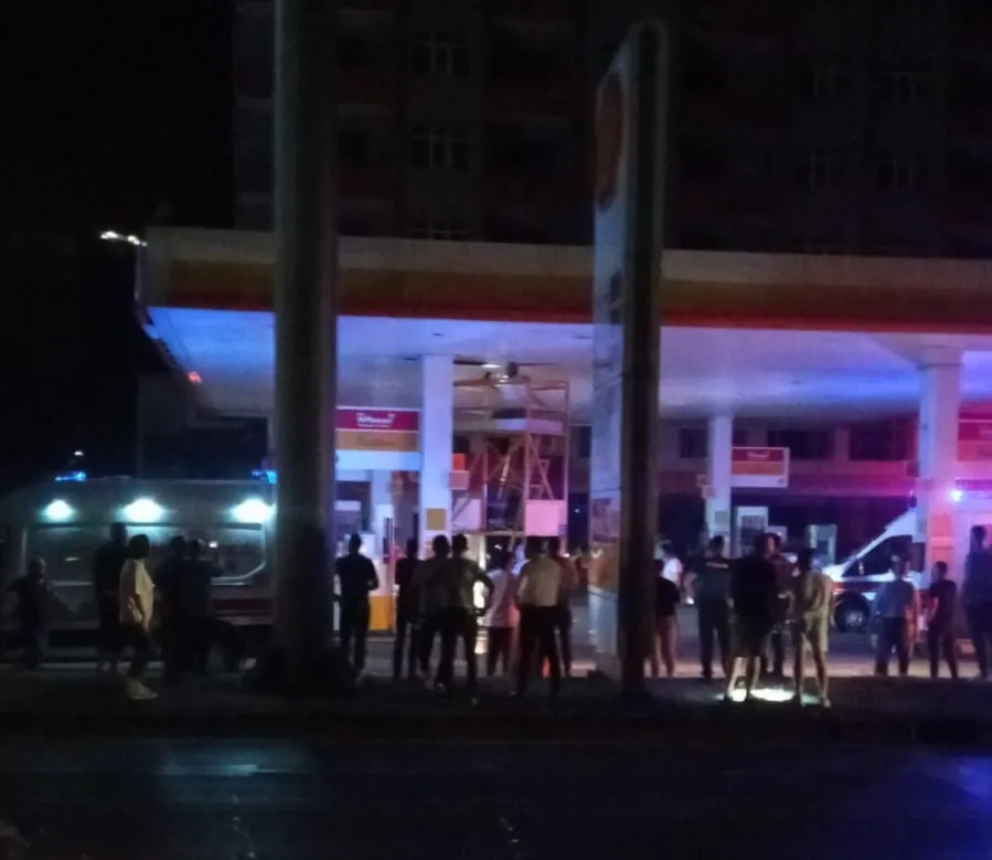 Benzinlikte patlama...