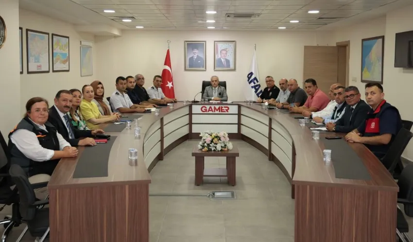Afet ve Acil Durum Koordinasyon Kurulu yağış için toplandı