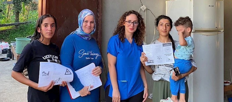 Çalışmak için geldiler sağlık taramasından geçtiler
