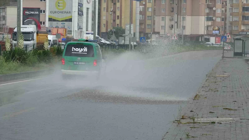 Bartın’da şiddetli yağış
