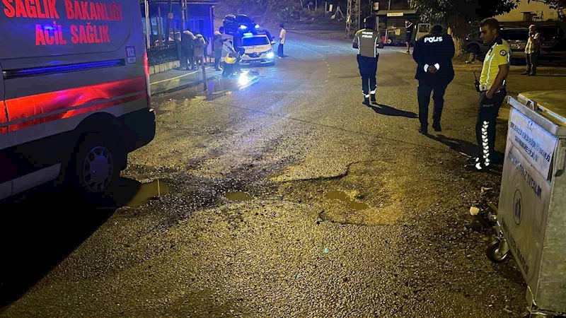 Sinop’ta yoldaki çukura giren motosikletli kaza yaptı: 1 yaralı
