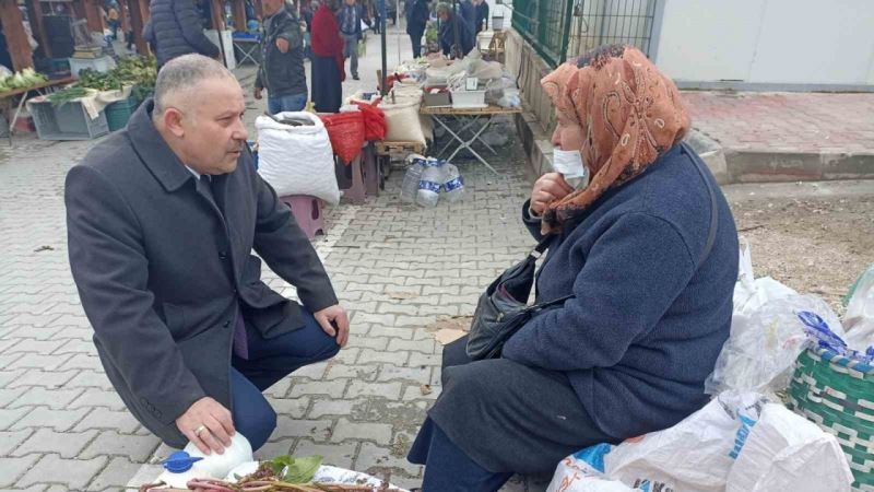 Gündoğdu, çarşı pazar gezip vatandaşı dinliyor