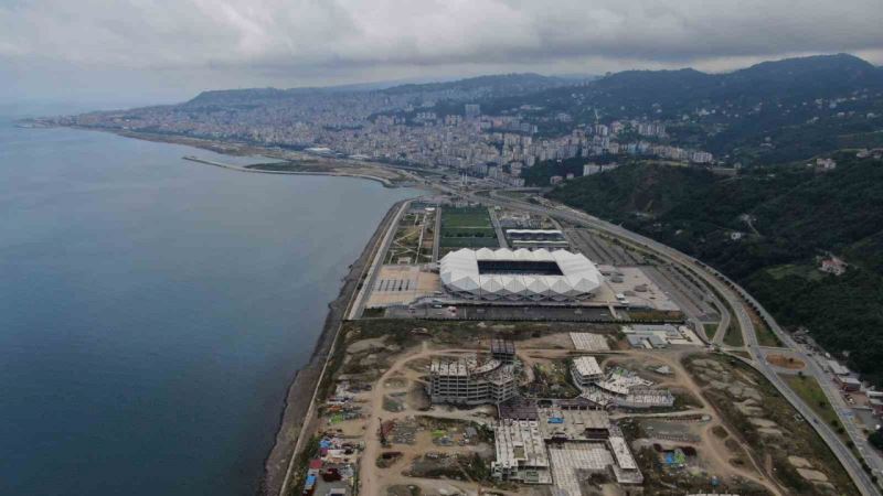 Trabzon Şehir Hastanesi inşaatı hızla yükseliyor