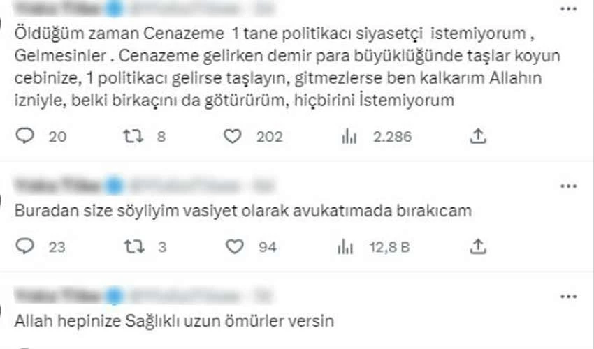 Ünlü şarkıcı vasiyetini açıkladı 